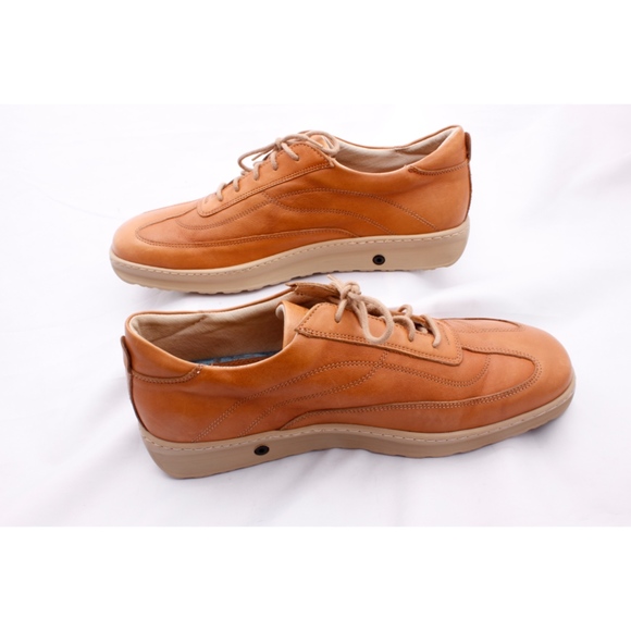 ANTICA CUOIERIA Beige/Camel Leather Oxfords - Picture 6 of 8